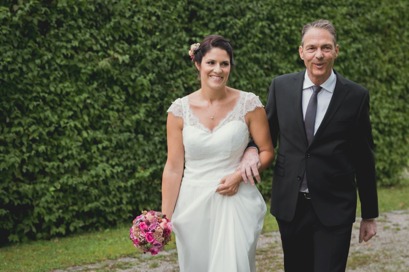 hochzeitsfoto von freier trauung in alling bei fürstenfeldbruck
